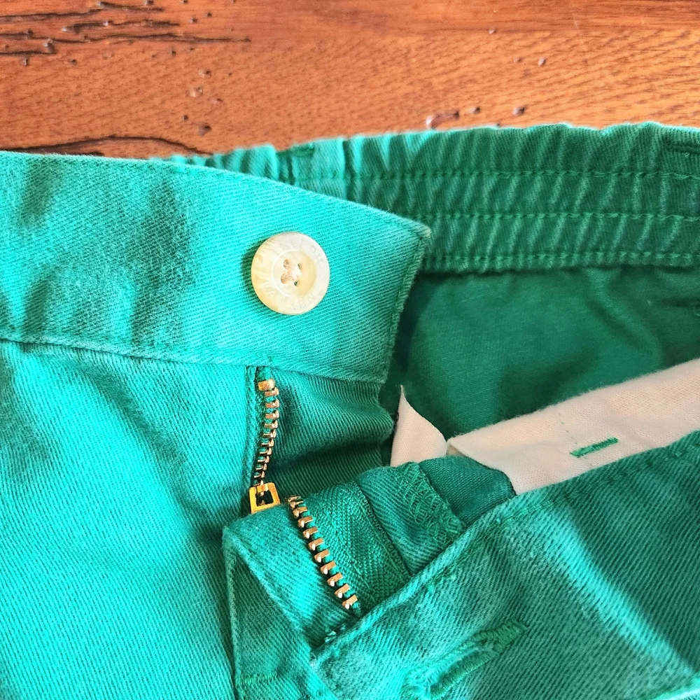 Ralph Lauren infant Madras SS button-down and Chino bundle Size 12 months
